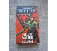 Warhammer 40,000 Kill Team: Fellgor Ravagers Datacards New Free P&P