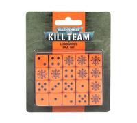 Warhammer 40,000 Kill Team Legionaries Dice Set - 20 Hazard Orange 16mm Dice