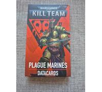 Warhammer 40,000 Kill Team: Plague Marines Datacards New Free P&P