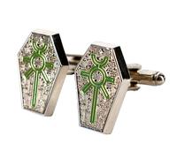 Warhammer 40,000 Necron Symbol Cufflinks - Officially Licensed Premium Metal Design Gift Jewellery