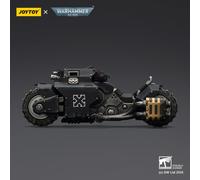Warhammer 40,000 Raider-pattern Combat Bike Raven Guard with twin-linked bolt rifles 22 cm