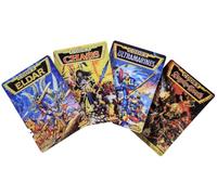 Warhammer 40,000 Second Edition Codex Coasters - Set of 4 Drink Coasters Featuring Iconic Artwork - Gift for Fans & Tabletop Gamers