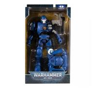 McFarlane Toys, Warhammer 40000 Ultramarine Reiver Action Figure with 22 Moving Parts, Multicolour Collectible Warhammer Figure with collectors stand base - Ages 12+