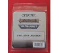 Warhammer 40K Armageddon Steel Legion Lascannon Heavy Weapons Team BNIB New OOP