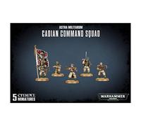 Games Workshop - Warhammer 40,000 - Astra Militarum: Cadian Command Squad (2023 Edition)