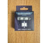Warhammer 40k Games Workshop Grey Knights Dice Set - New Free P&P