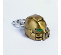 Warhammer 40K Gold MkVII Helmet Keychain Portachiavi SEMIC