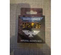 Warhammer 40k Imperial Agents Dice Set 16mm Games Workshop New Free P&P