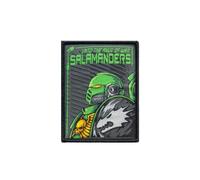 Warhammer 40K Imperium of Man Armed Forces Imperial Hook & Loop Patches | Embroidered polyester patch with hook-and-loop backing, approx. 78 × 59 mm and 5.2 g; available in Imperial designs