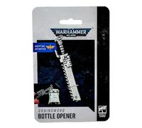 Warhammer 40K Space Marines Chainsword Bottle Opener - Metal Beer Opener Bar Tool - Collectible Adeptus Astartes Kitchen Accessory - Gifts for Men, Dad, Husband