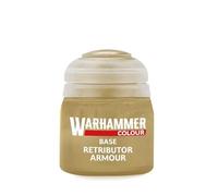 Warhammer Colour Base Retributor Armour, Metallic Acrylic Paint, 12ml