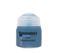 Warhammer Colour Fenrisian Grey Layer Acrylic Paint, 12 ml