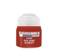 Warhammer Colour Layer: Evil Sunz Scarlet 12ml Acrylic Paint