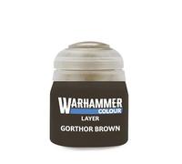 Warhammer Colour Layer: Gorthor Brown12ml Acrylic Paint