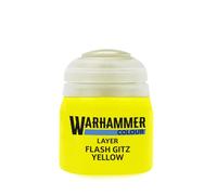 Warhammer Colour Layer Paint, Flash Gitz Yellow, Acrylic, 12ml