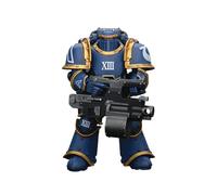 WARHAMMER THE HORUS HERESY ACTION FIGURE 1/18 ULTRAMARINES LEGION MKIII TACTICAL SUPPORT SQUAD LEGIONARY WITH HEAVY BOLTER 12CM