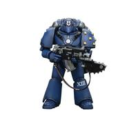 WARHAMMER THE HORUS HERESY ACTION FIGURE 1/18 ULTRAMARINES MK VI TACTICAL SQUAD LEGIONARY WITH BOLTER& CHAINBLADE 12CM