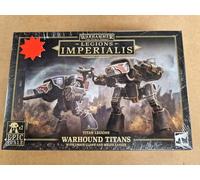 Games Workshop Legions Imperialis Warhound Titans with Ursus Claws Melta Lances Epic Scale