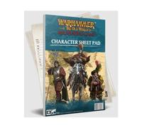 Warhammer: The Old World Role Playing Character Pad | Ages 14+ | 50 Full Color Sheets for Tabletop Role Playing Games