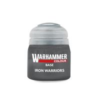 Warhmammer Colour Base: Iron Warrior 12ml Acrylic Paint