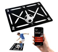 Warhorse Gear Soccer Training Mat - App with Video Modules Included, Ball Mastery Trainer, Football Footstep Equipment, Durable and High Performance Rubber, Gift for Boys and Girls