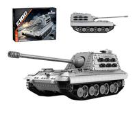 WarII E-100 Tank Destroyer Building Block Set, 1498Pcs Heavy Armoured Model