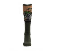 Waring Brooke Tread & Tractor Socks - Green - Size: Large