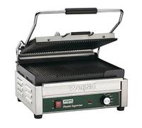 Waring Commercial WPG250K Double Panini Grill | Delivers rapid, even heat distribution across dual cooking zones built for heavy-duty daily professional catering.