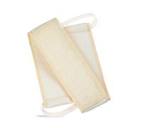 Waritex Natural Egyptian Loofah Back Scrubber - Long Exfoliating Shower Loofah for Deep Clean and Full Back Coverage - Soft Cotton Handles for Men & Women - Eco-Friendly - 1 Count (1 Pack)