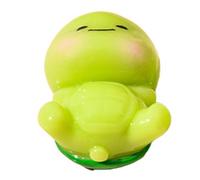 warkul Home Decoration Mini Green Miniature Resin Figurine Tiny Ocean Animals Statue for Fairy Garden Micro Landscape Decor