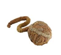 warkul Weave Rope Ball Cat Toy with Bell Interactive Chewing Chasing Toy for Indoor Cats Self Play Exercise