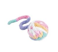 warkul Weave Rope Ball Cat Toy with Bell Interactive Chewing Chasing Toy for Indoor Cats Self Play Exercise