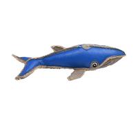 warkul Whale Lizard Imitation Leather Dog Chew Toy, Bite-Resistant Tooth Cleaner Pet Toy to Relieve Boredom