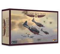 Warlord Blood Red Skies Douglas Dauntless & Devastator Squadron 1:200 WWII Mass Air Combat Table Top War Game 772412007,Unpainted