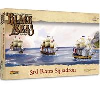 Warlord Games 3rd Rate Squadron - 1/700 Scale Plastic Miniatures for Black Seas