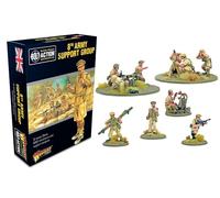 Warlord Games 8th Army Support Group - 28mm Scale Metal Miniatures for Bolt Action Highly Detailed World War 2 Miniatures for Table-top Wargaming