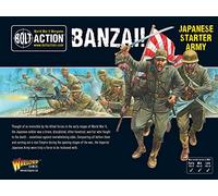 Warlord Games Banzai! Japanese Starter Army - 28mm Scale Plastic Miniatures for Bolt Action Highly Detailed World War 2 Miniatures