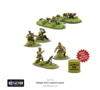 Warlord Games Belgian Army Weapons Teams - Brand New And Sealed