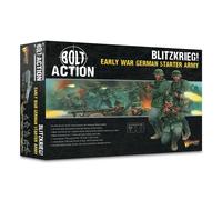 Warlord Games Blitzkrieg German Starter Army - 28mm Scale Plastic Miniatures for Bolt Action Highly Detailed World War 2 Miniatures for Table-top Wargaming