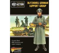 Warlord Games Blitzkrieg German Support Group - 28mm Scale Metal Miniatures for Bolt Action Highly Detailed World War 2 Miniatures for Table-top Wargaming