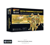 Warlord Games British Army Commonwealth Infantry - 28mm Scale Plastic Miniatures for Bolt Action Highly Detailed World War 2 Miniatures for Table-top Wargaming