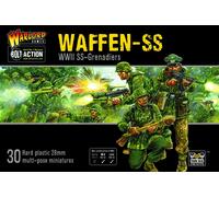 Warlord Games Highly Detailed 28mm Plastic Miniatures German Waffen SS Infantry for Bolt Action