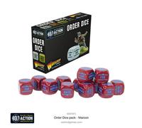 Maroon Order Dice for Bolt Action