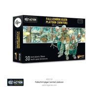 German Fallschirmjager (Winter) Infantry Platoon - 28mm Plastic Miniatures | 28mm Scale Plastic Miniatures for Bolt Action Highly Detailed World War 2 Miniatures
