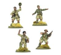 Warlord Games British 8th Army Platoon Commanders - 28mm Scale Resin Miniatures for Bolt Action Highly Detailed World War 2 Miniatures