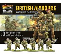 Warlord Games British Airborne Allied Paratroopers - 28mm Scale Plastic Miniatures for Bolt Action Highly Detailed World War 2 Miniatures for Table-top Wargaming
