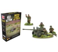 Warlord Games British Army 6-pounder Anti-tank Gun Plastic Miniature Bolt Action