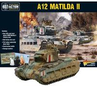 Warlord Games British Army A12 Matilda II Infantry Tank - 1:56 / 28mm Plastic Scale Model Tank for Bolt Action Highly Detailed World War 2 Miniatures