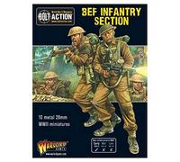 Warlord Games BEF Infantry Section - 28mm Scale Metal Miniatures for Bolt Action Highly Detailed World War 2 Miniatures for Table-top Wargaming