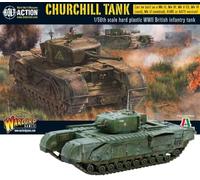 Warlord Games British Army Churchill Tank - 1:56 / 28mm Plastic Scale Model Tank for Bolt Action Highly Detailed World War 2 Miniatures